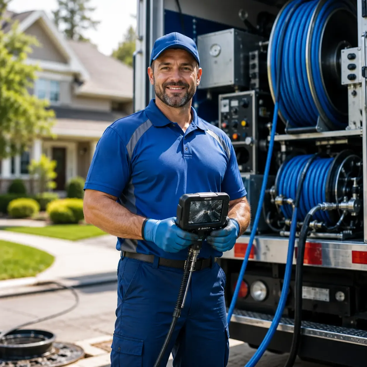 Local outdoor drain cleaning specialists in Centreville, MI